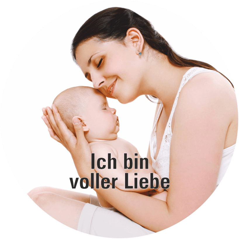 Pin «Ich bin voller Liebe»