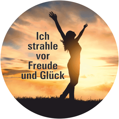 Pin «Ich strahle vor Freude und Glück»