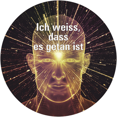 Pin «Ich weiss, dass es getan ist»